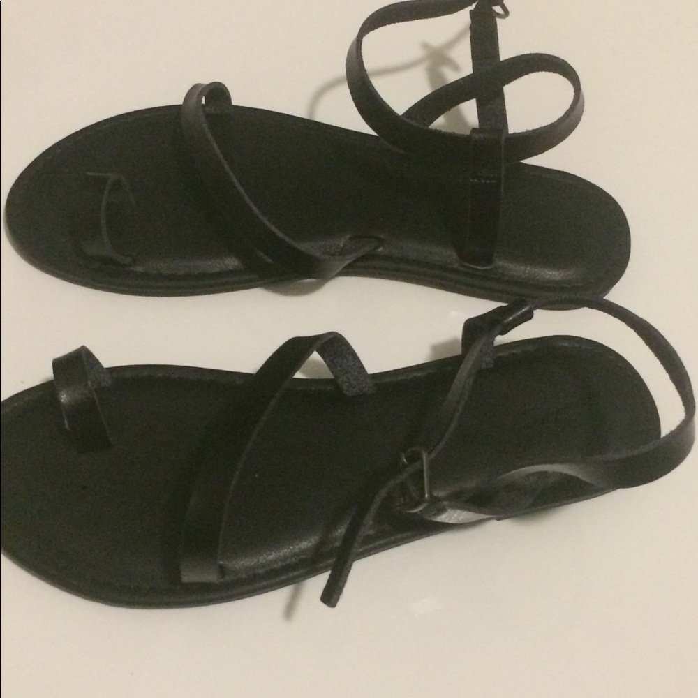 women's tera faux leather ankle strap sandal
